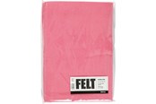 Kreativitet & Hobbyartikler - Creativ Company Hobby Felt Pink A4 10 Sheets - 45505