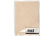 Kreativitet & Hobbyartikler - Creativ Company Hobby Felt Light Beige A4 10 Sheets - 45517