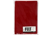 Kreativitet & Hobbyartikler - Creativ Company Craft felt Antique Red A4 10 sheets - 45507