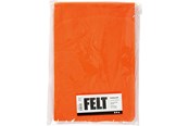 Kreativitet & Hobbyartikler - Creativ Company Hobby Felt Orange A4 10 Sheets - 45503