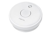 Smart Home - LogiLink Smoke detector with replaceable zinc carbon battery 1 year battery - SC0015