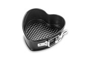 Bageudstyr - KÜCHENPROF Bageform hjerte 12cm sort - K0810021012
