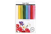 Kreativitet & Hobbyartikler - Creativ Company Crepe Paper Standard Colors 8 Sheets - 209003