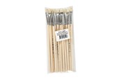 Hobby artikler - Creativ Company Wooden brushes - Nr. 8 Short handle 12st. - 10608
