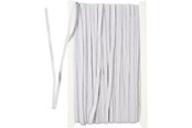 Kreativitet & Hobbyartikler - Creativ Company Elastic Thickness 6mm White 50m - 41042