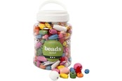Kreativt Legetøj - Creativ Company Wooden Beads Color 175gr. - 684760