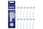 Eltandbørste - Oral-B Tandbørstehoveder Sensitive Clean & Care - Hvid - 12 stk. - 4210201395300