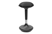 Gamer Stol - LogiLink Height adjustable wobble stool for sit-stand desk Skammel - ABS-gummi - Op til 120 kg - EO0011