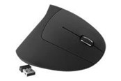 Mus - MediaRange - vertical mouse - 2.4 GHz - black - Vertical mouse - Optisk - 6 knapper - Sort - MROS232