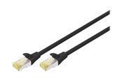 Netværkskabel - DIGITUS patch cable - 2 m - black - Sort - 2m - DK-1644-A-020-BL-10