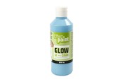 Hobby artikler - Creativ Company Glow in the dark paint - Light blue 250ml - 34930