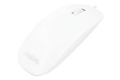 Mus - LogiLink Mouse optical white flat - Mus - Optisk - 3 knapper - Hvid - ID0062