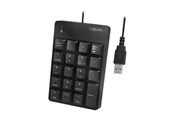 Tastatur - LogiLink Keypad with USB connection 19 keys - Numpad - Sort - ID0184