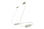 Hovedtelefoner/headset - Sony WI-C100 - Wireless In-ear Headphones - Beige - WIC100C.CE7
