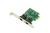 Netværksadapter (netkort, printserver mv.) - LogiLink PC0075 2-Port Gigabit LAN PCI Express Card - PC0075