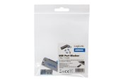 Systemtilbehør (kølepasta mv.) - LogiLink USB-A port blocker (1x key and 4x locks) - AU0043