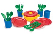 Rolleleg - Dantoy Dinner set in net - 4381