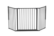 Baby Udstyr - BabyDan Flex M sikkerhedsgitter, sort, 90-146 cm - 500978