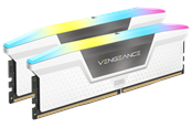 RAM - Corsair Vengeance RGB DDR5-5200 - 32GB - CL40 - Dual Channel (2 pcs) - Intel XMP - Hvid med RGB - CMH32GX5M2B5200C40W