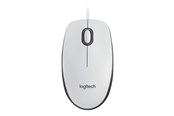 Mus - Logitech M100 Optical Mouse - White - Mus - Optisk - 3 knapper - Hvid - 910-006764