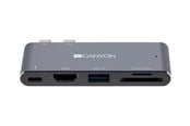 Dockingstation - Canyon CNS-TDS05DG - docking station - USB-C - 5-slot - HDMI - CNS-TDS05DG