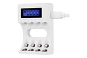 Batteri - Deltaco Ultimate Ni-Mh USB charger with 4 x AAA ba - C704A4-4xAAA