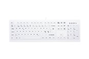 Tastatur - Cherry MedicalKey - Tastatur - Nordisk - Hvid - AK-C8100F-UVS-W/NOR