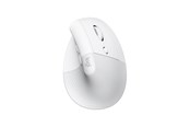 Mus - Logitech Lift for Mac Vertical Ergonomic Mouse - Offwhite - Ergonomisk mus - Optisk - 6 knapper - Hvid - 910-006477