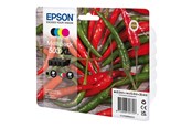 Blæk, Toner & Forbrugsstoffer - Epson 503XL Multipack - 4-pack - XL - black yellow cyan magenta - original - ink cartridge - C13T09R64010