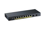 Switch - ZyXEL GS1100-10HP 8-port GbE Unmanaged Switch + 2x Gigabit SFP - GS1100-10HP-EU0102F