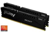 RAM - Kingston FURY Beast DDR5-5600 - 32GB - CL36 - Dual Channel (2 pcs) - AMD EXPO & Intel XMP - Sort - KF556C36BBEK2-32