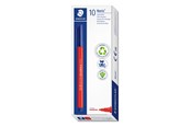 Skrive- og Tegneværktøjer - Staedtler NORIS FARVETUSSER 1,0mm, 10 stk rød - 326-2