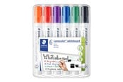 Konference & Præsentation - Staedtler Lumocolor WB-marker 2-5mm 6 ass./boks - 351 B WP6