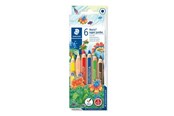Skrive- og Tegneværktøjer - Staedtler Noris® super jumbo 129 6 coloured pencils assorted colours - 129 NC6