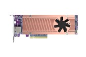 Controller - QNAP QM2-2P410G2T - storage controller - PCIe 4.0 x4 (NVMe) - PCIe 4.0 x8 - QM2-2P410G2T
