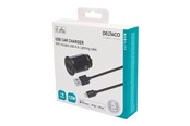 Mobil - Adaptere & Opladere - Deltaco USB-CAR130 car power adapter - USB - 12 Watt - USB-CAR130