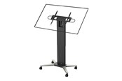 Vægbeslag, AV-Beslag & AV-Møbler - Vision - cart - motorised - for flat panel - trolley - matte black - Max 130 kg - recommended for 90" - VFM-F50T