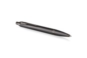 Skrive- og Tegneværktøjer - Parker IM monokrom kuglepen | Gun Metal Finish og trim | Medium spids med blåt blæk | Gaveæske - 2172961
