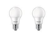 Lyskilder - Philips LED pære Standard 4,9W/827 (40W) 2-pak E27 - 929003540252