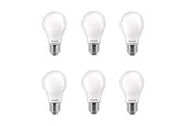 Lyskilder - Philips LED pære Classic 7W/827 (60W) mat 6-pak E27 - 929001243096
