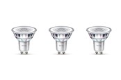 Lyskilder - Philips LED pære Classic 4,6W/827 (50W) 36° 3-pak GU10 - 929001215223
