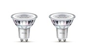 Lyskilder - Philips LED pære Classic 3,5W/827 (35W) 36° 2-pak GU10 - 929001217892
