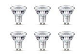 Lyskilder - Philips LED pære LEDClassic 3,5W/827 (35W) 6-pak GU10 - 929001217896