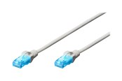 Netværkskabel - DIGITUS patch cable - 1 m - white - Hvid - 1m - DK-1511-010/WH