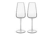 Borddækning - Luigi Bormioli Champagne glass Talismano 40 cl 2 pcs Clear - 0032622027554