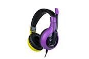 Hovedtelefoner/headset - BigBen Interactive Stereo Gaming Headset V1 - Purple + Yellow - SWITCHHEADSETV1P+Y