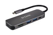 USB hub - D-Link DUB-2325 - hub - with card reader - 5 ports USB hub - 5 ports - Grå - DUB-2325/E