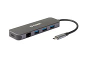 Dockingstation - D-Link DUB-2334 - docking station - USB-C - HDMI - GigE - DUB-2334