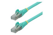 Netværkskabel - StarTech.com 1m CAT6a Ethernet Cable - 1 m - aqua - Blå - 1m - NLAQ-1M-CAT6A-PATCH