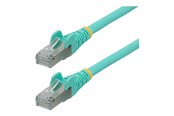 Netværkskabel - StarTech.com 3m CAT6a Ethernet Cable - patch cable - 3 m - aqua - Blå - 3m - NLAQ-3M-CAT6A-PATCH